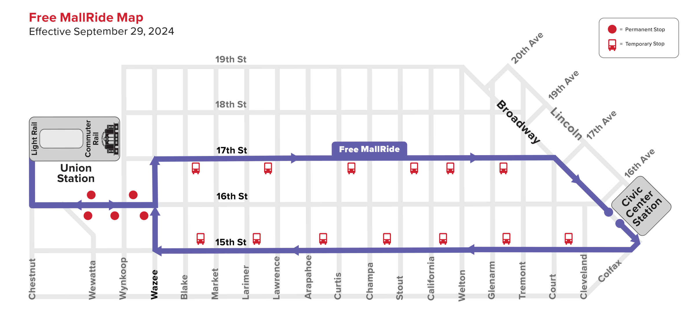 Free MallRide RTD Denver