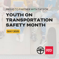 Youth on Transportation Safety Month May 2025 partnership announcement