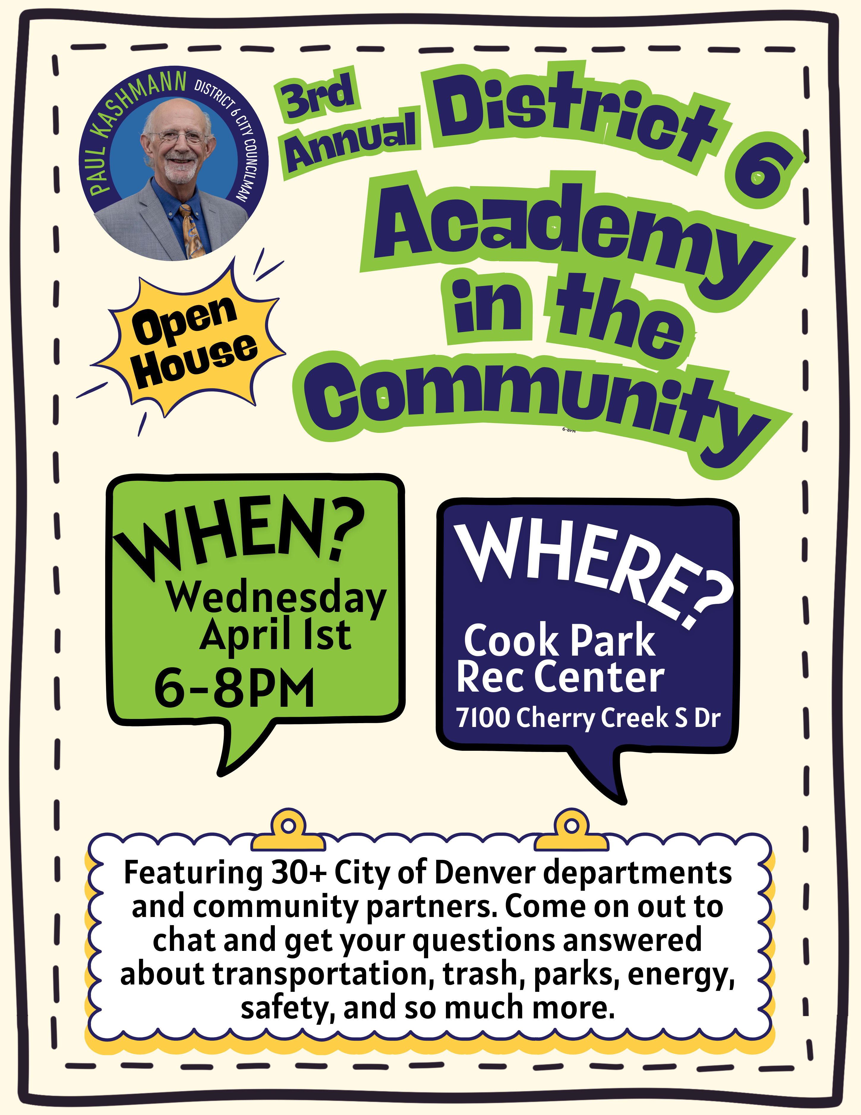 District 6 Academy in the Community 행사 이미지