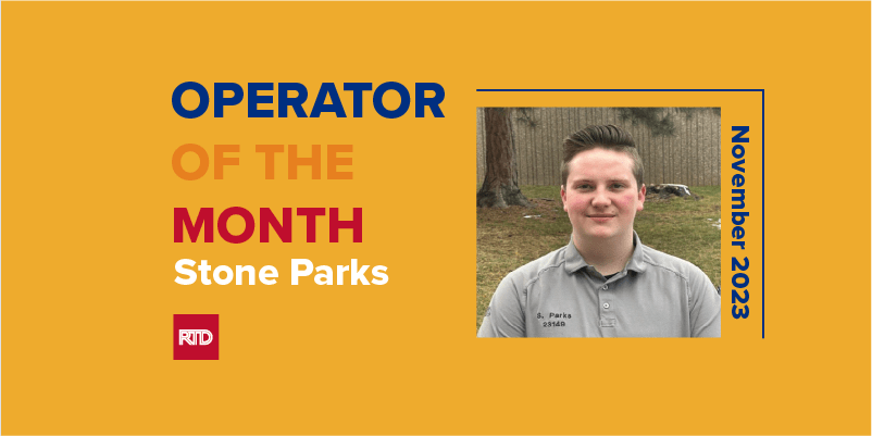 Stone Parks - Operator of the Month for November 2023
