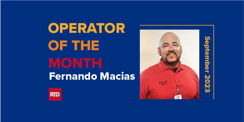 Fernando Macias - Operator of the Month for September 2023