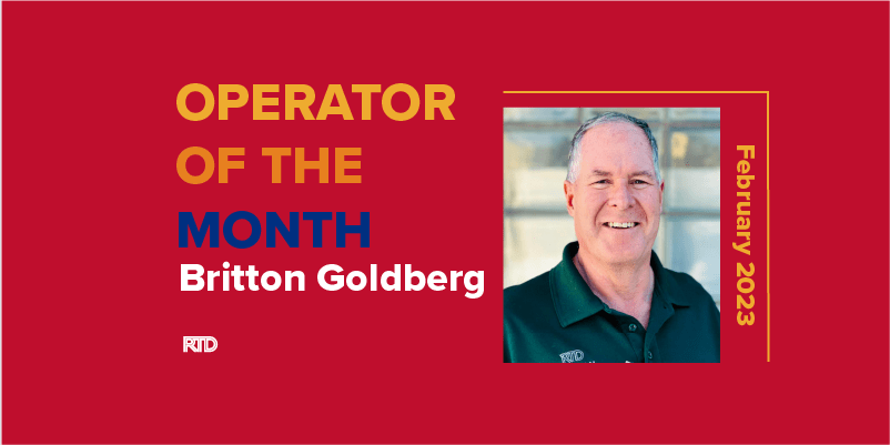 Britton Goldberg - Operator of the Month for February 2023