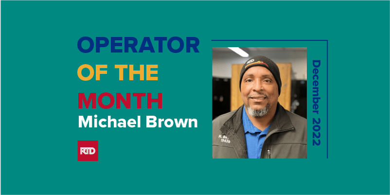 Michael Brown - Operator of the Month for December 2022