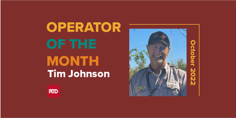 Tim Johnson - Operator of the Month for October 2022