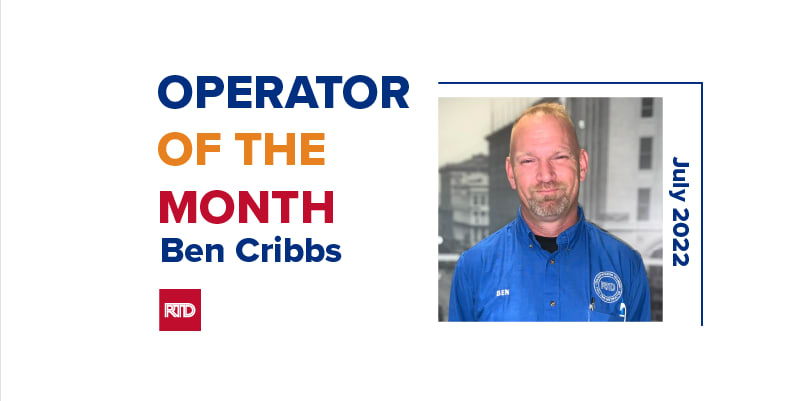 Ben Cribbs - Operator of the Month July 2022
