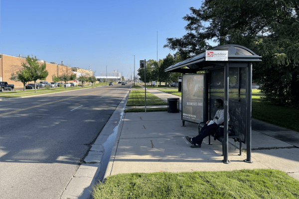 Route 24 Northbound Bus Stop