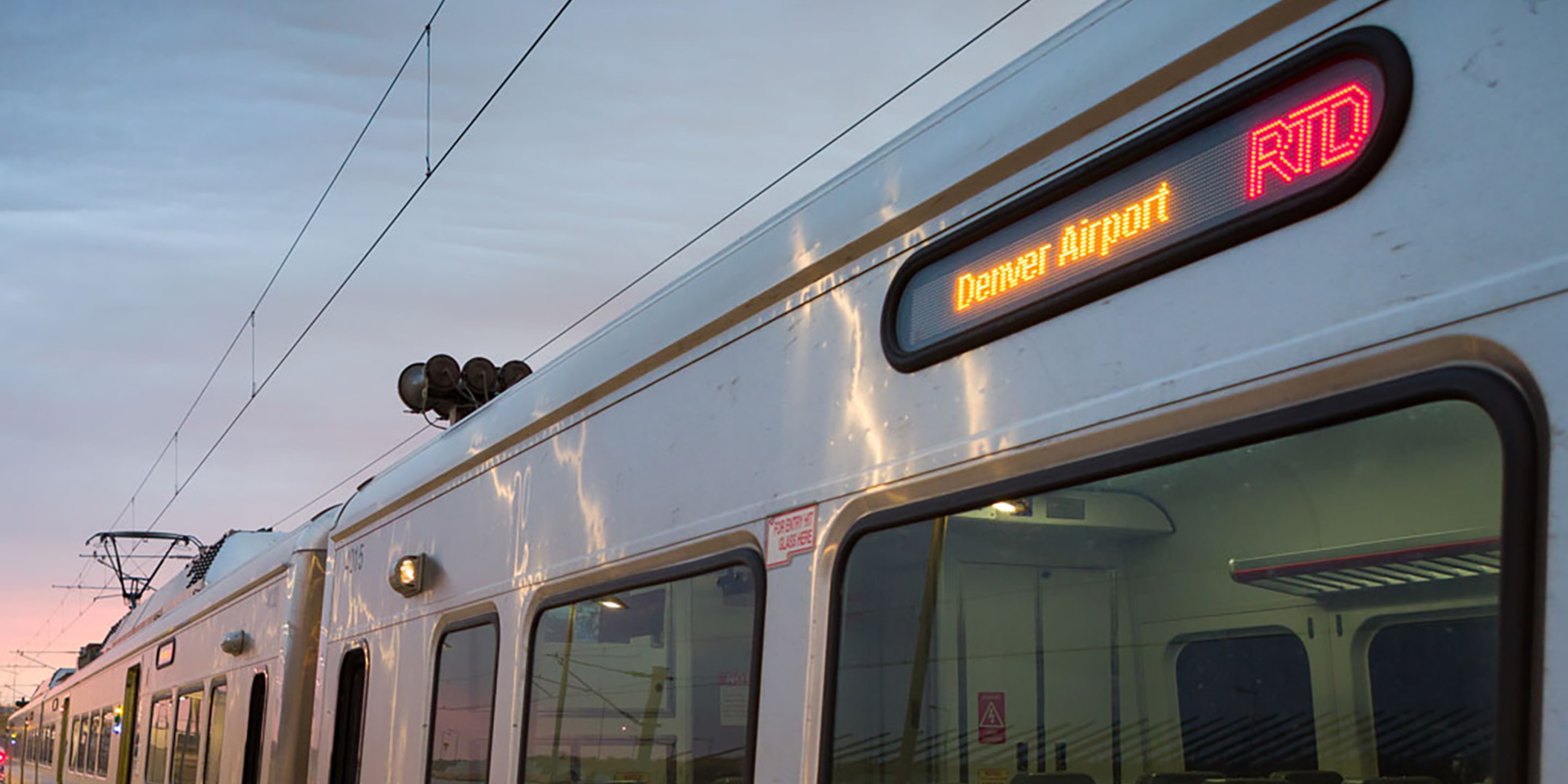 Photo of the A-Line towards Denver Airport