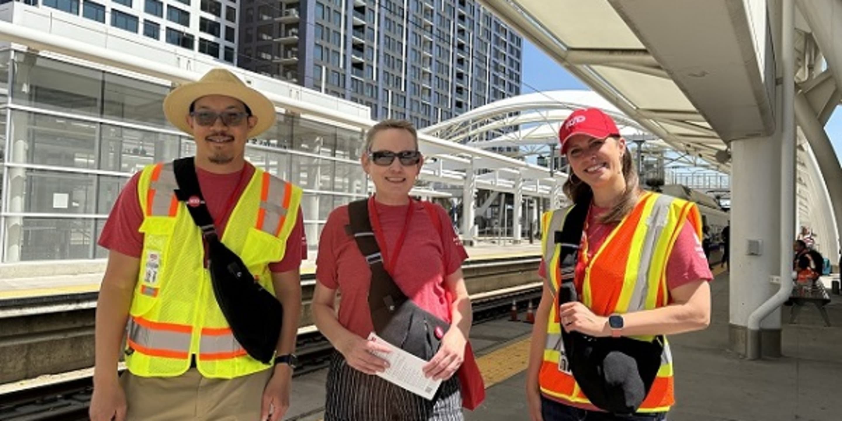 Photo of the RTD Impact Team Employees at Union Station