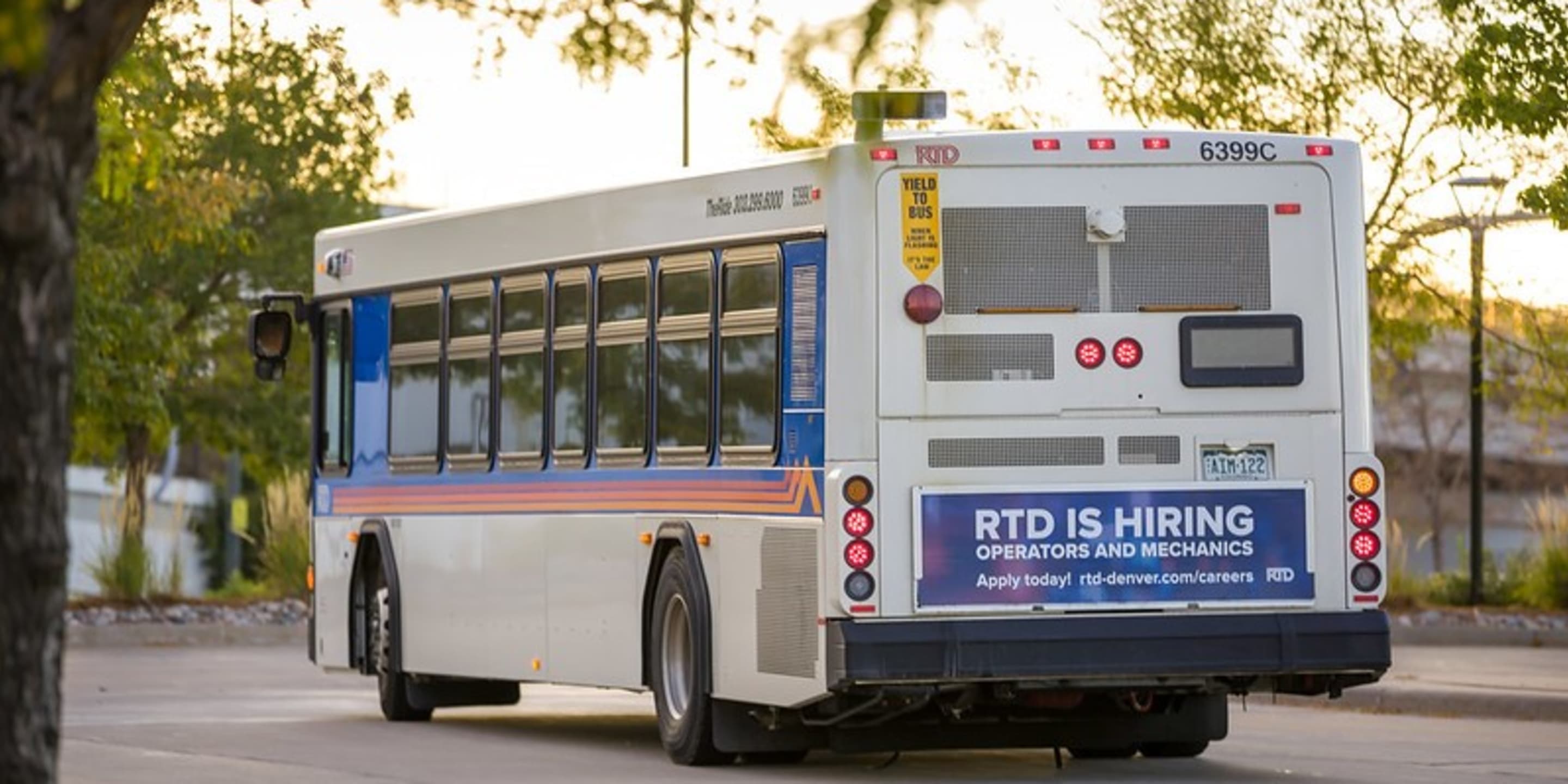 RTD bus on a road