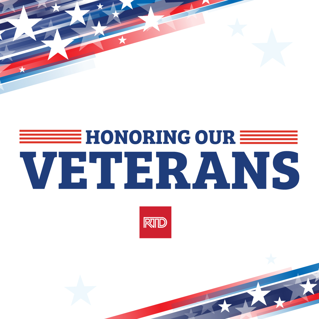 RTD 덴버의 재향군인의 날 감사 캠페인 이미지