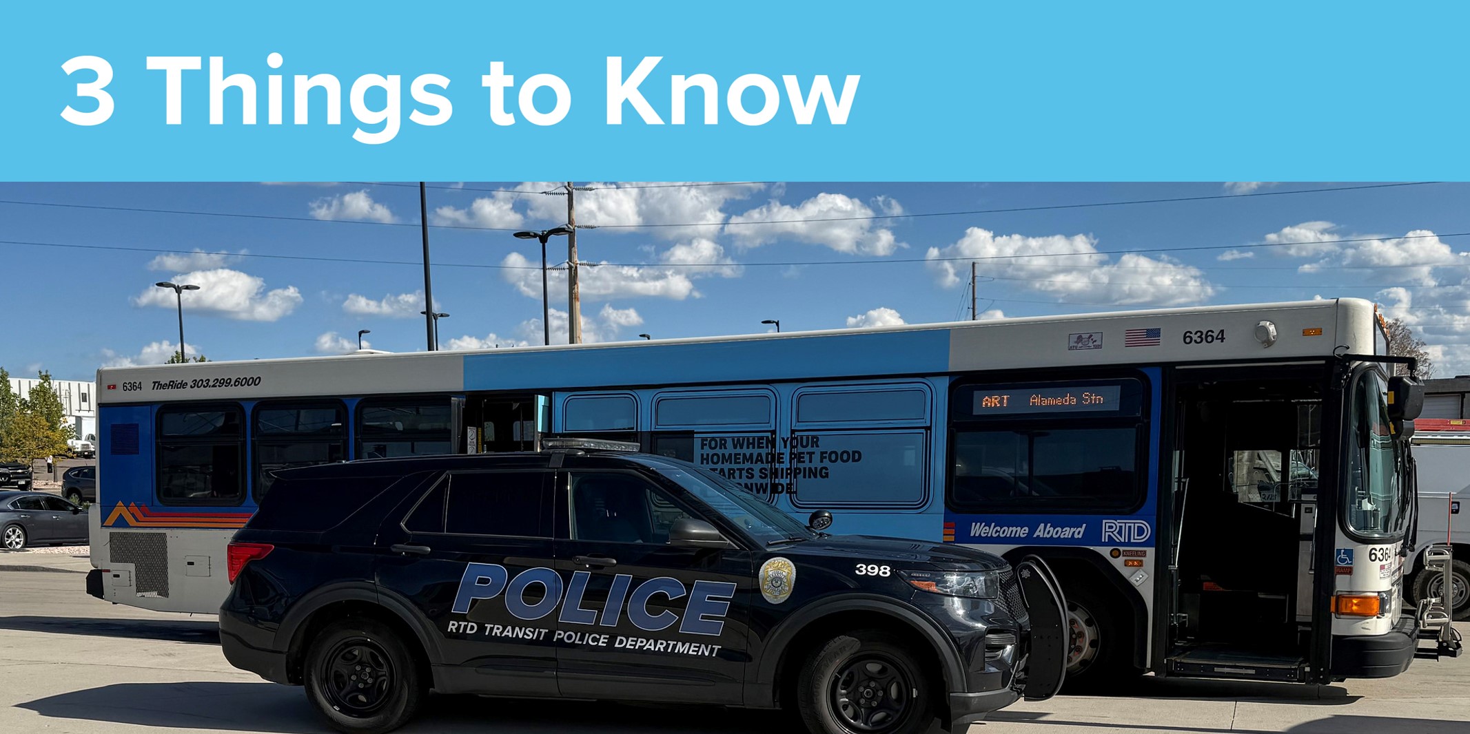 RTD-PD car and RTD bus